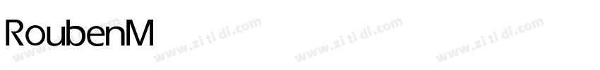 Rouben Medium字体转换